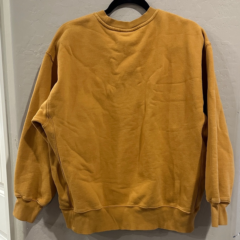 TNA women’s Mustard Yellow Crewneck Sweatshirt - Picture 4 of 4
